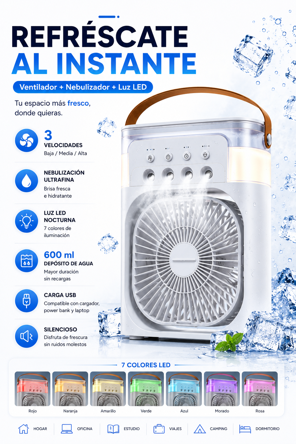 ❄️Breeza Ventilador Humificador